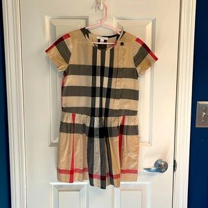 Beautiful classic girls size 10 Burberry dress- never goes out of style.